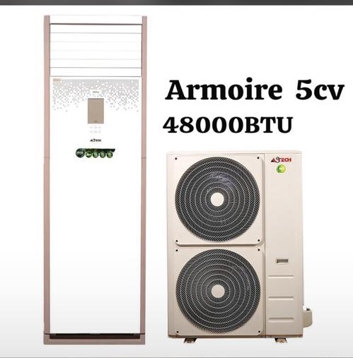 Climatiseur Armoire 5 CV – 48 000 BTU | Puissance et Confort pour Grands Espaces