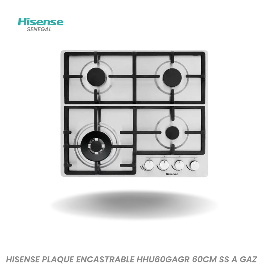 Hisense plaque de cuisson encastrable à gaz
