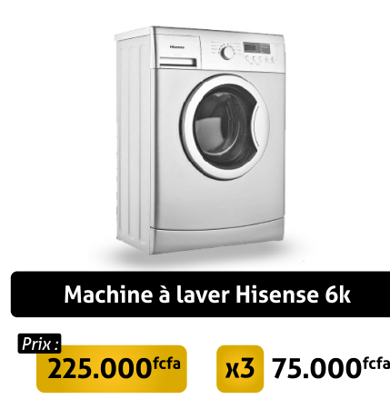 Machine à laver Hisense 6 Kg