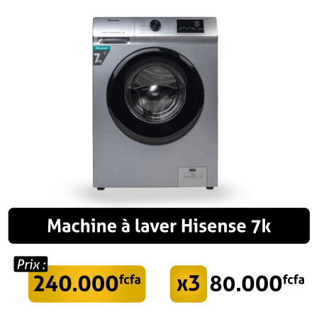 Machine à laver Hisense 7 Kg