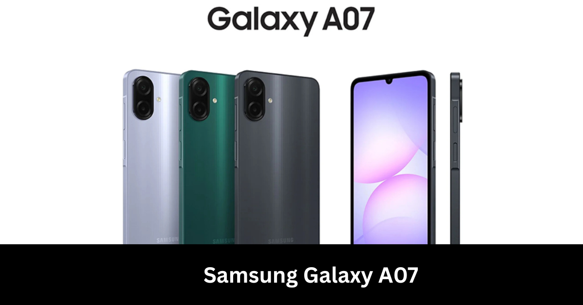 Samsung Galaxy A07 4G – Performance, Style et Autonomie